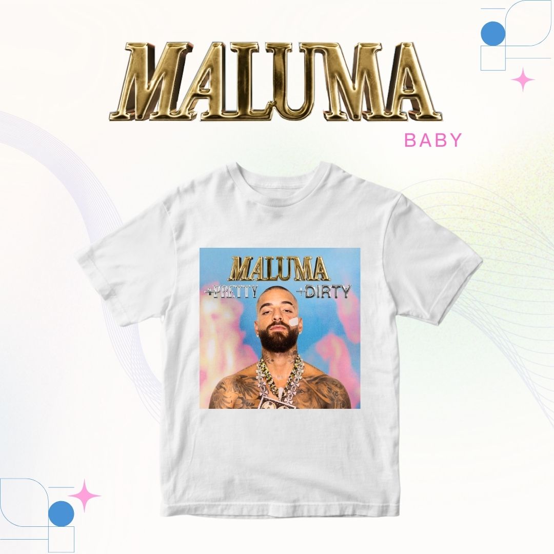 Camiseta Oversize Maluma / Elige Color de Camiseta