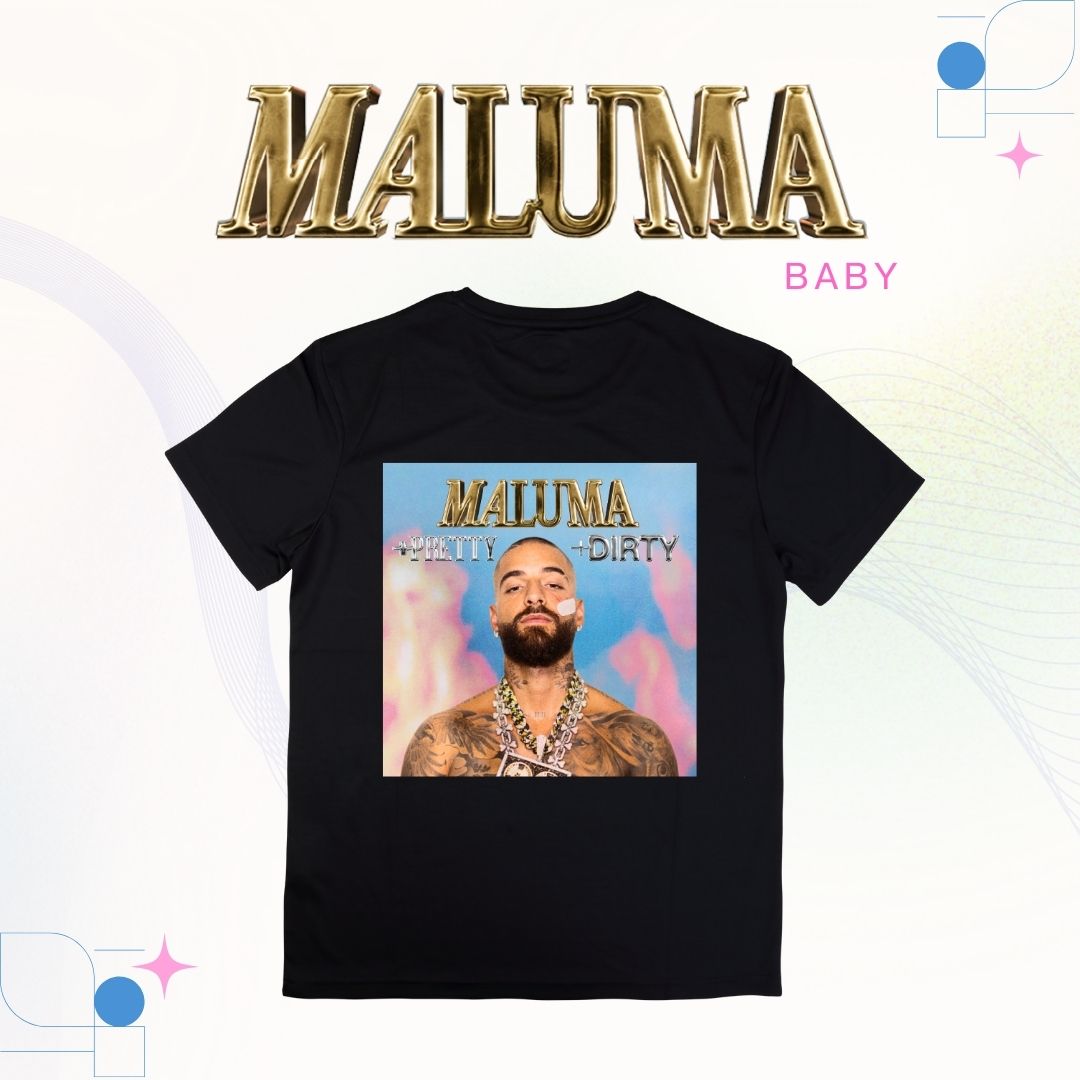 Camiseta Oversize Maluma / Elige Color de Camiseta