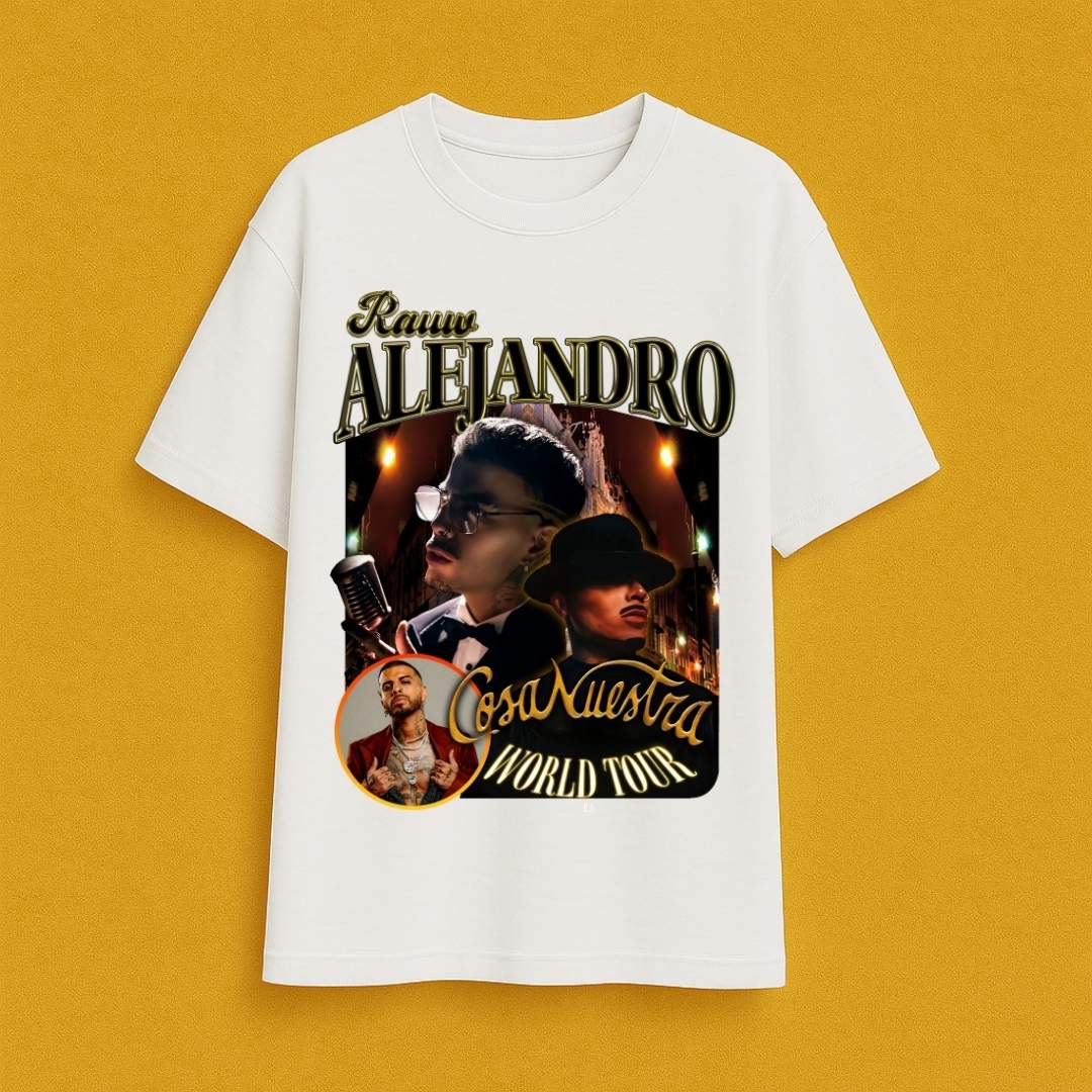 Camiseta Oversize Cosa Nuestra Rauw Alejandro / Elige Color de Camiseta