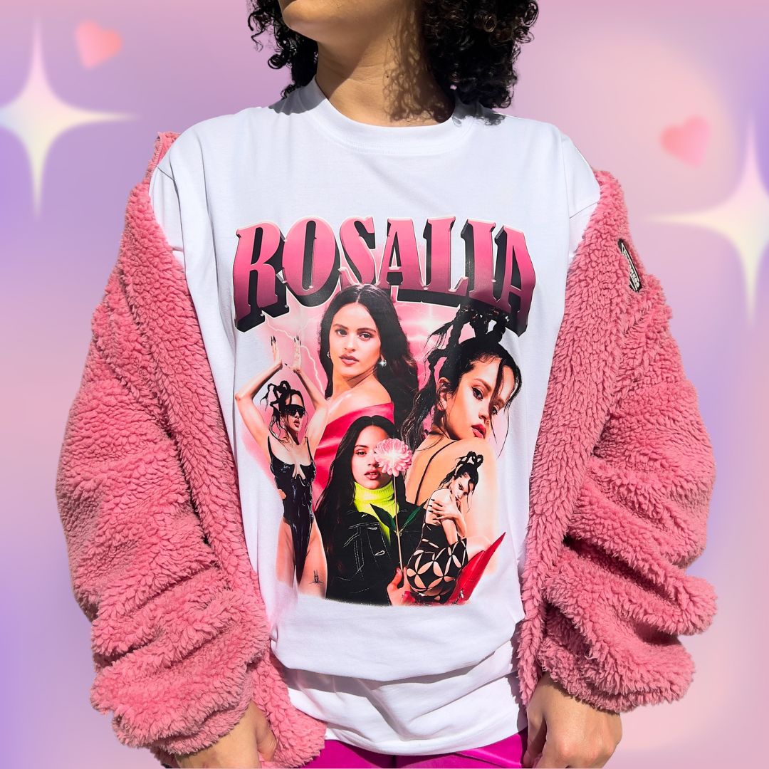Camiseta Oversize Rosalía / Elige Color de Camiseta