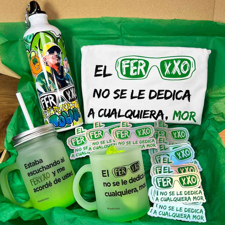 Pack Ferxxocalipsis = Taza ó Jarra + Camiseta + Pegatina