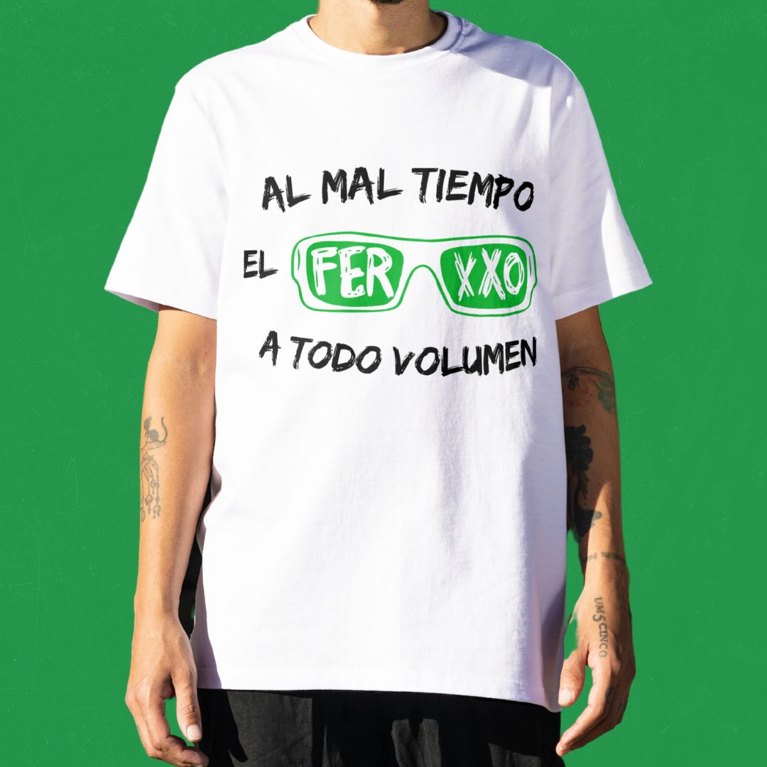 Camiseta Oversize Ferxxo Al Mal Tiempo...