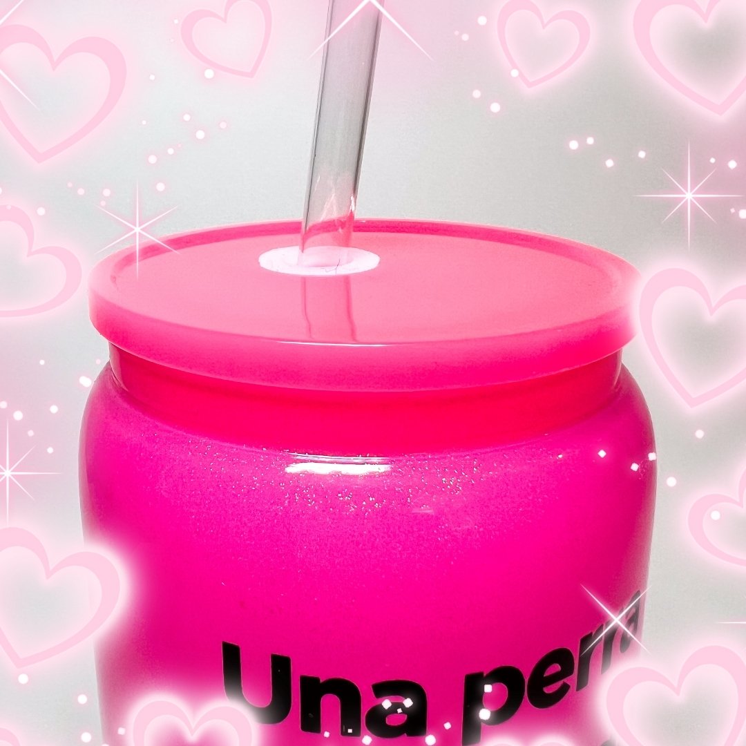 Vaso Rosa Iridiscente | Elige tu frase