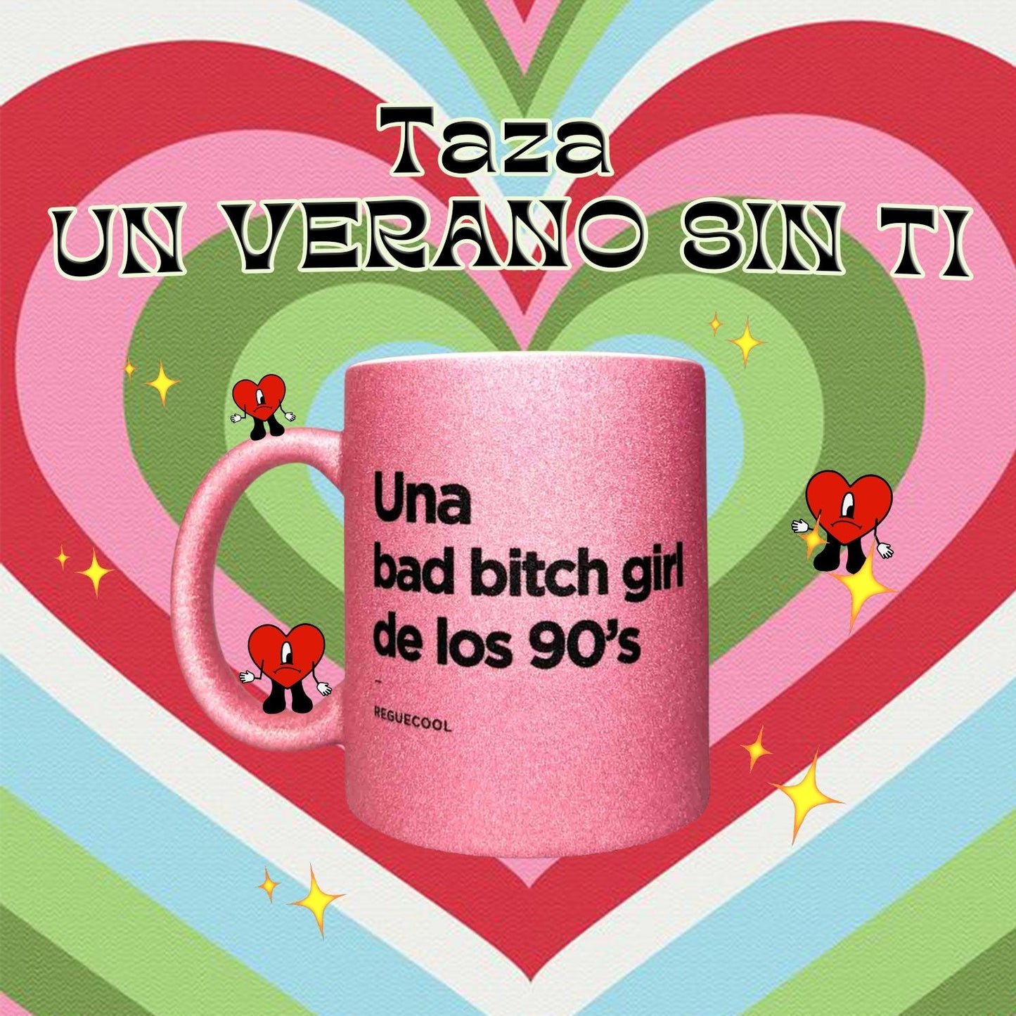 Taza Bad Bunny | Elige taza y frase de Bad Bunny - Reguecool
