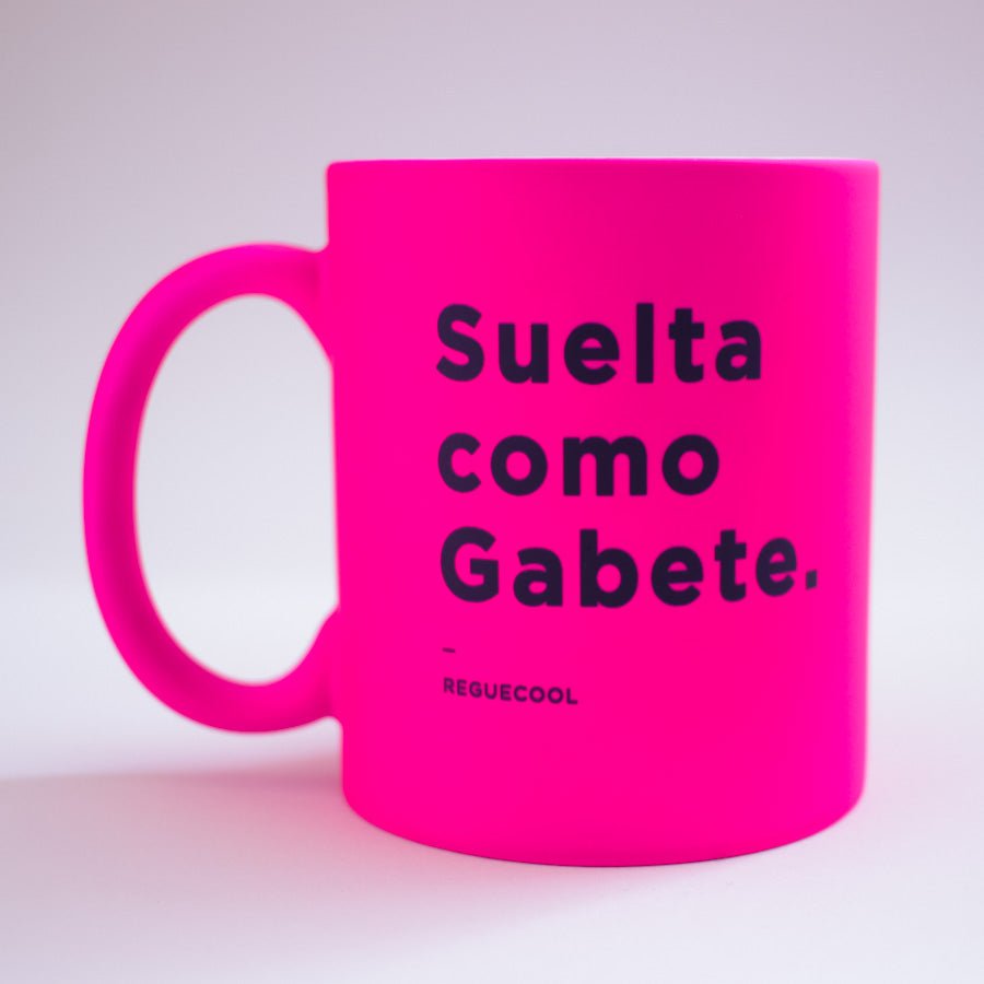 Taza Rosa Neon | Elige tus frases de Reggaeton - Reguecool