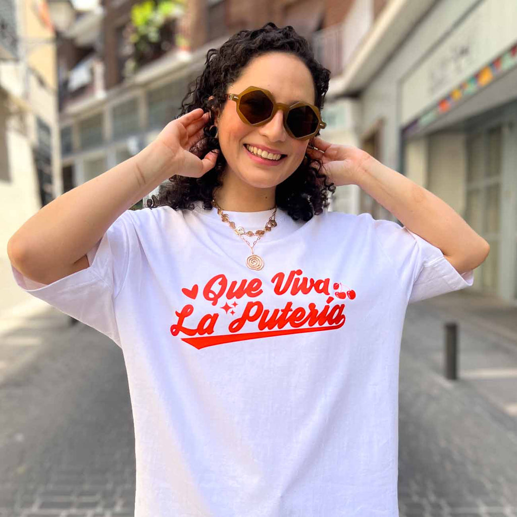 Camiseta Oversize Blanca Putería