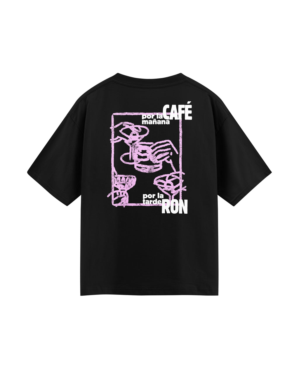 Camiseta Por la mañana café, por la tarde RON