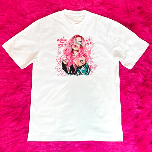 Camiseta Oversize Karol Pink