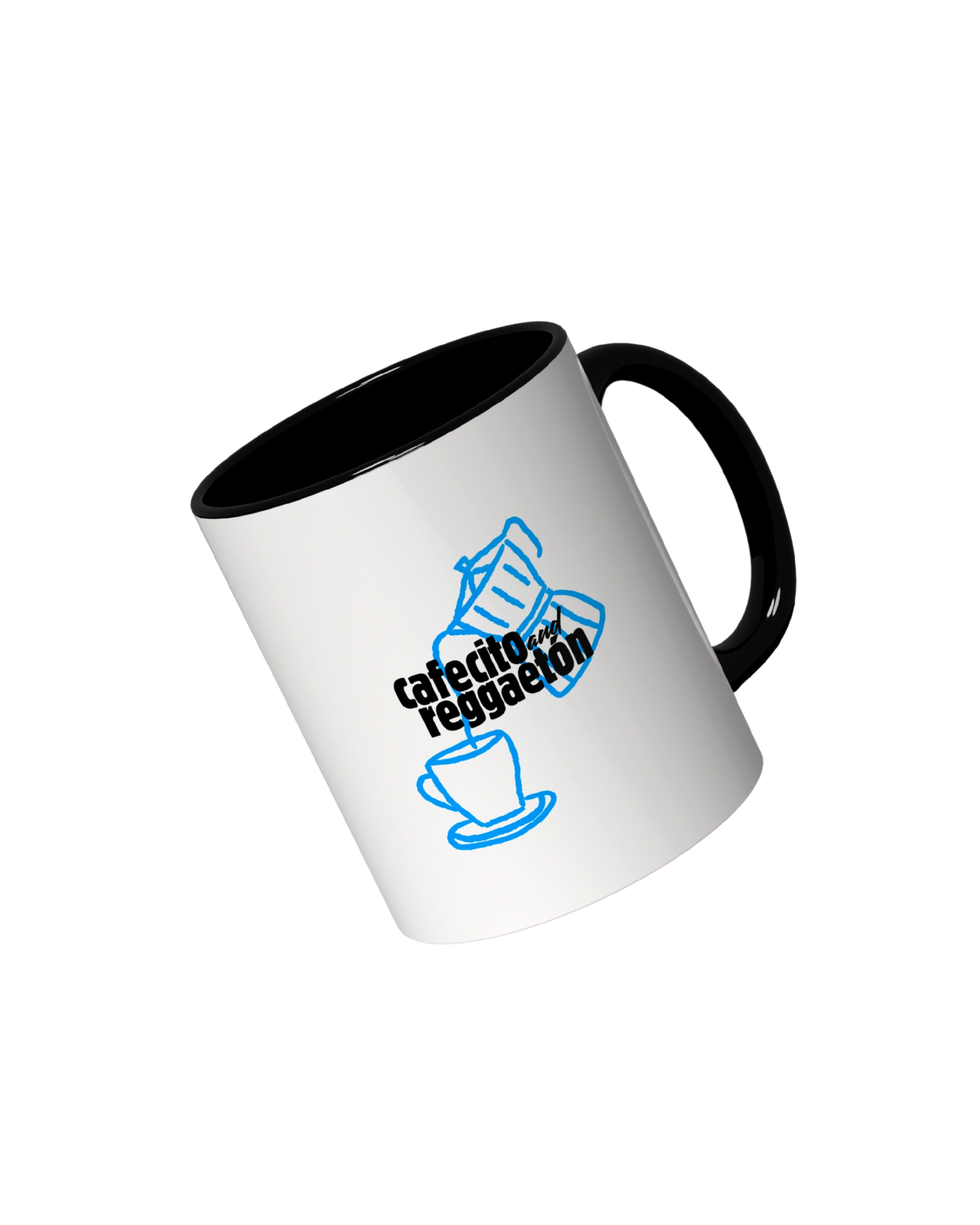 Taza Por la Mañana Café, Por la Tarde Ron