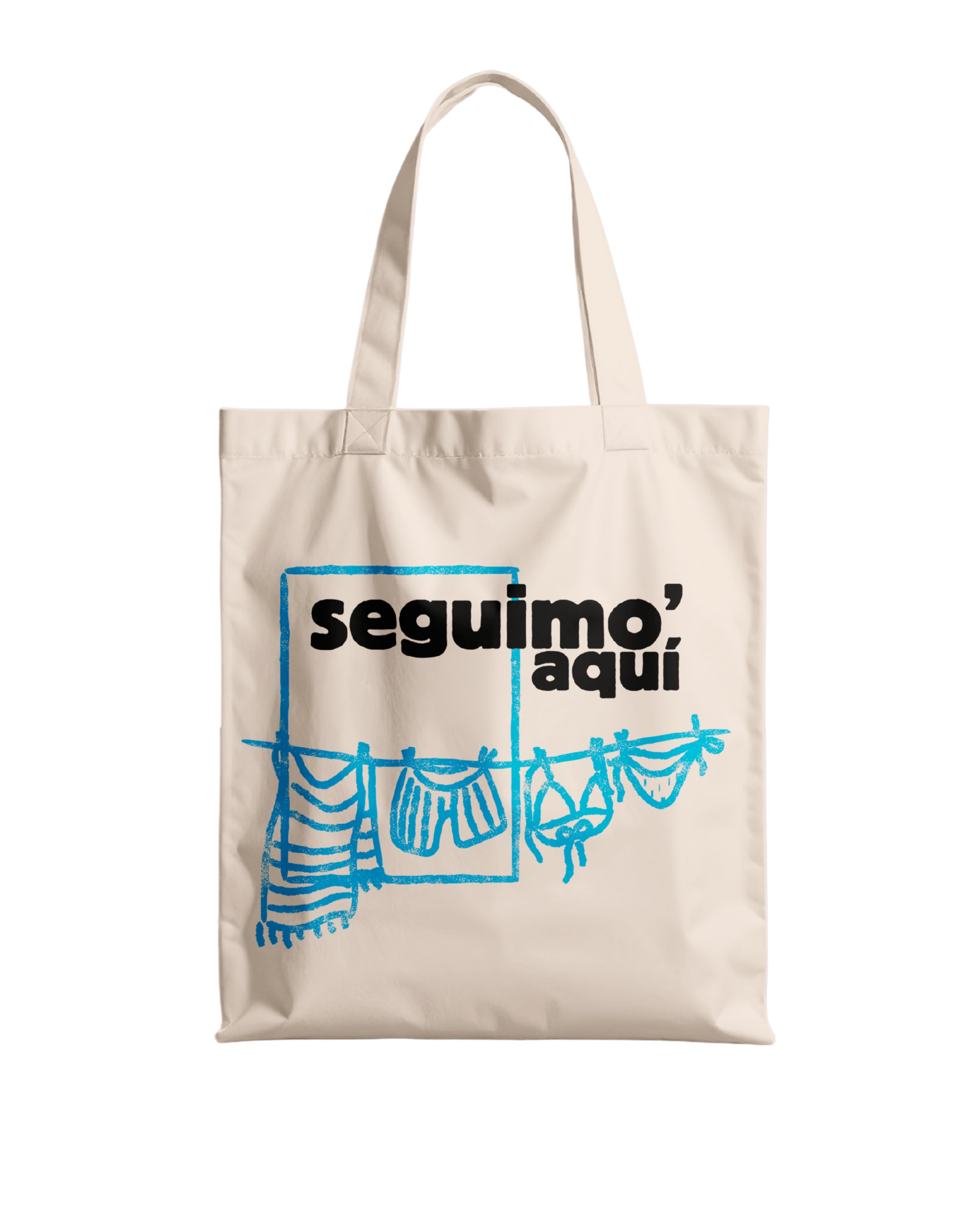 Totebag Seguímo' aquí