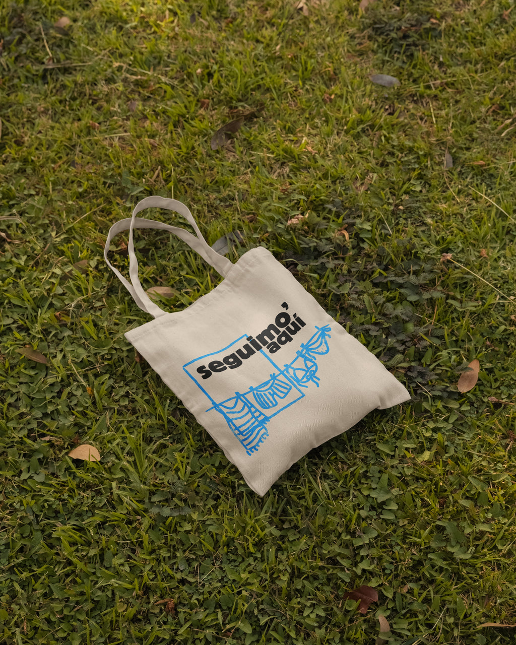 Totebag Seguímo' aquí
