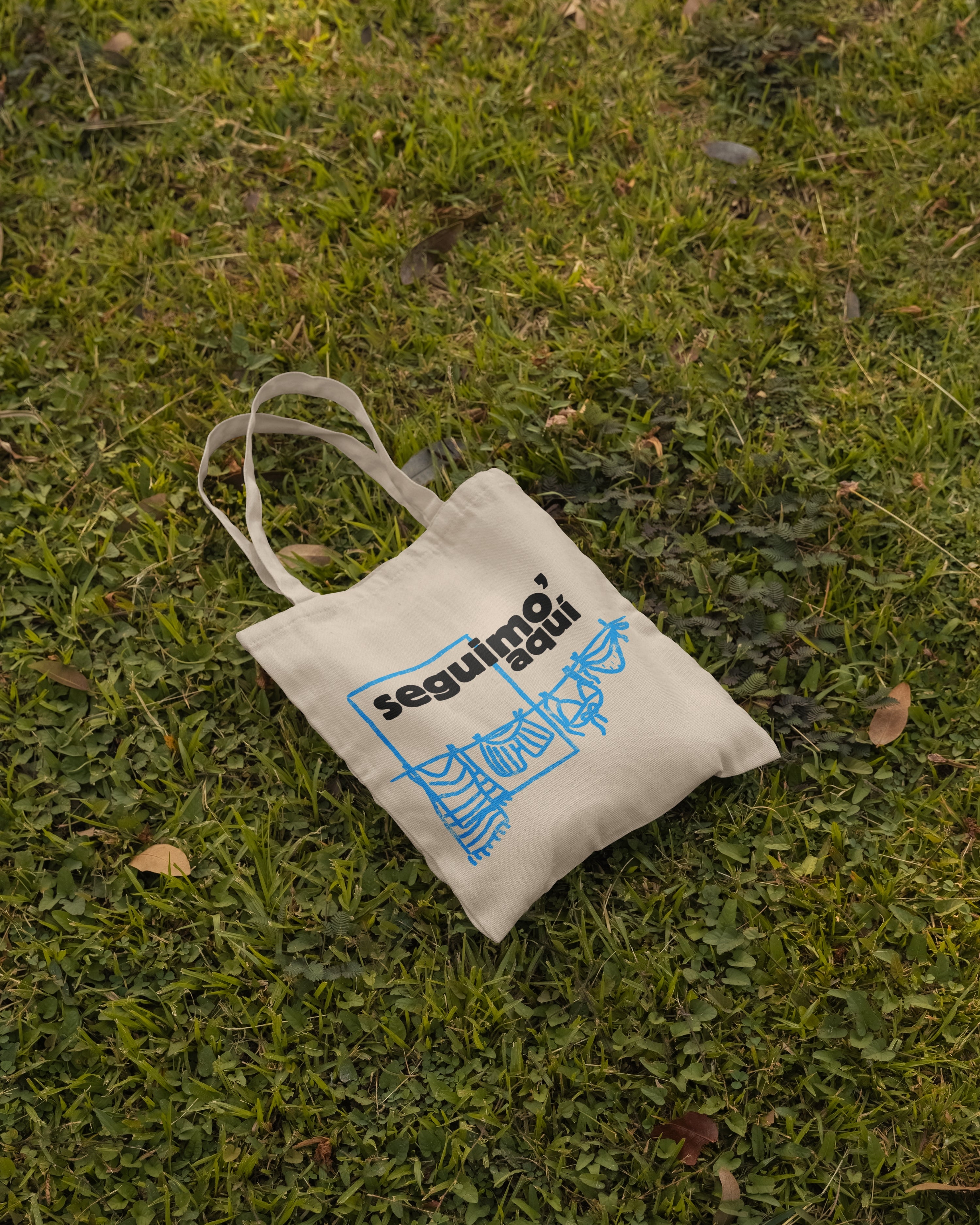 Totebag Seguímo' aquí