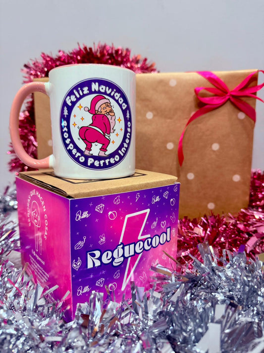 Taza Santa Reguetonero | Taza Navidad Reguecool 2025