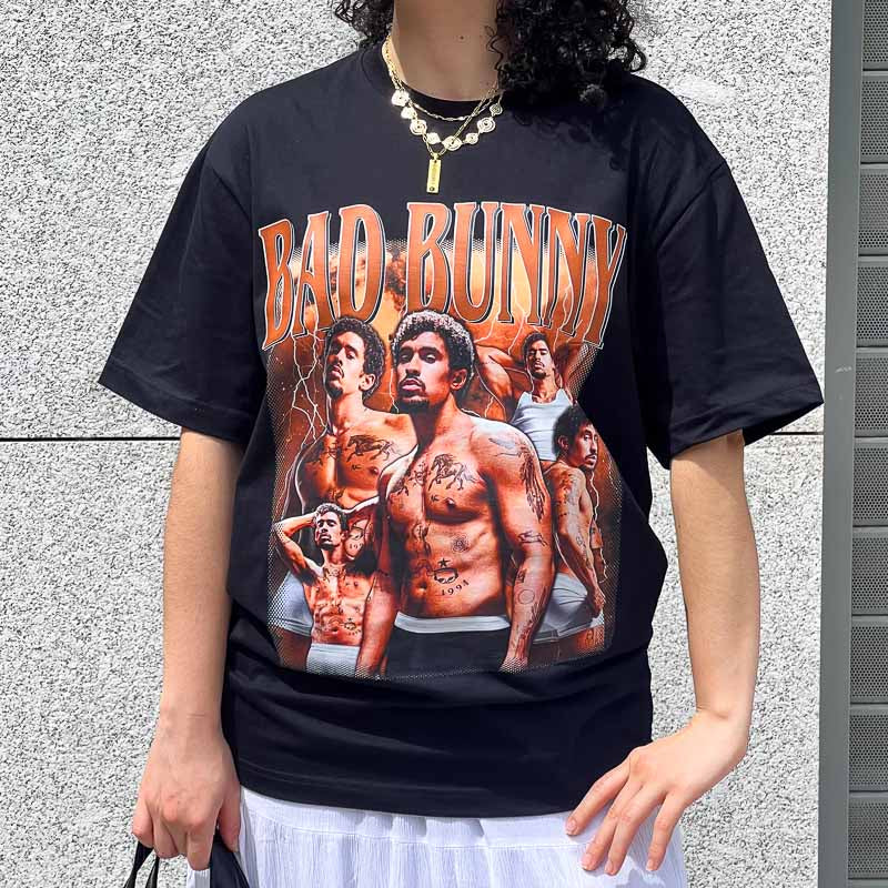 Camiseta Oversize Bad Bunny / Elige Color de Camiseta