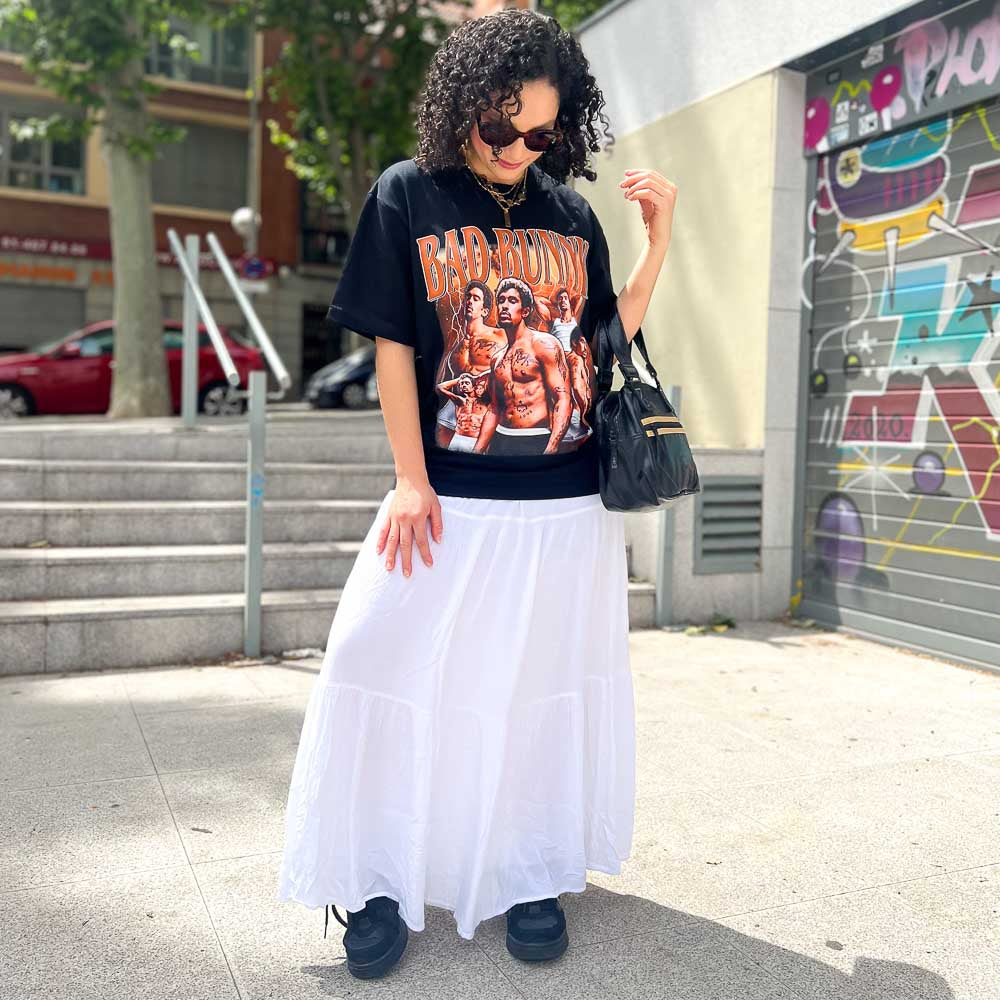 Camiseta Oversize Bad Bunny / Elige Color de Camiseta