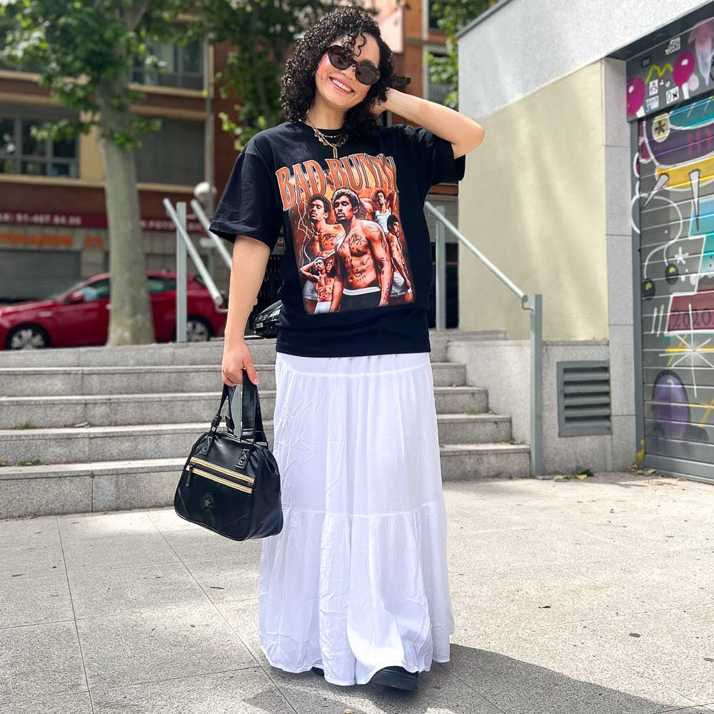 Camiseta Oversize Bad Bunny / Elige Color de Camiseta