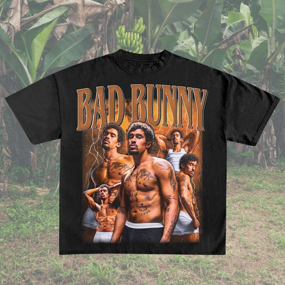 Camiseta Oversize Bad Bunny / Elige Color de Camiseta