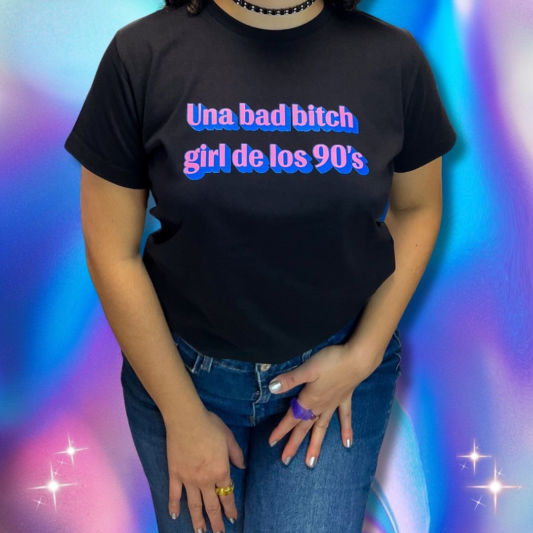 Camiseta Ajustada Bad Bitch | Black Friday - Reguecool