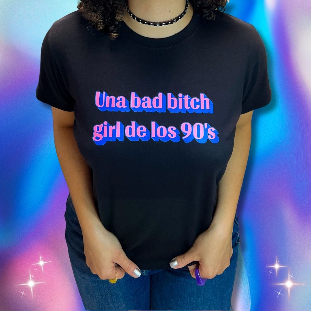 Camiseta Ajustada Bad Bitch | Black Friday - Reguecool