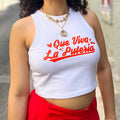 Crop Top Blanco Putería