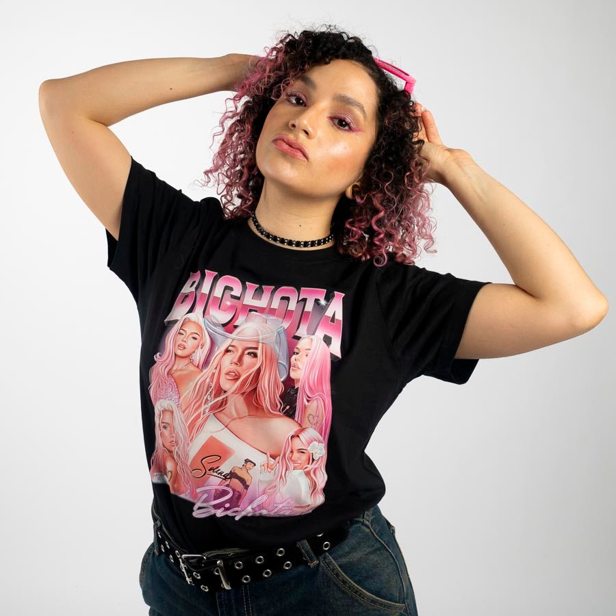 Camiseta Ajustada Bichota G - Reguecool