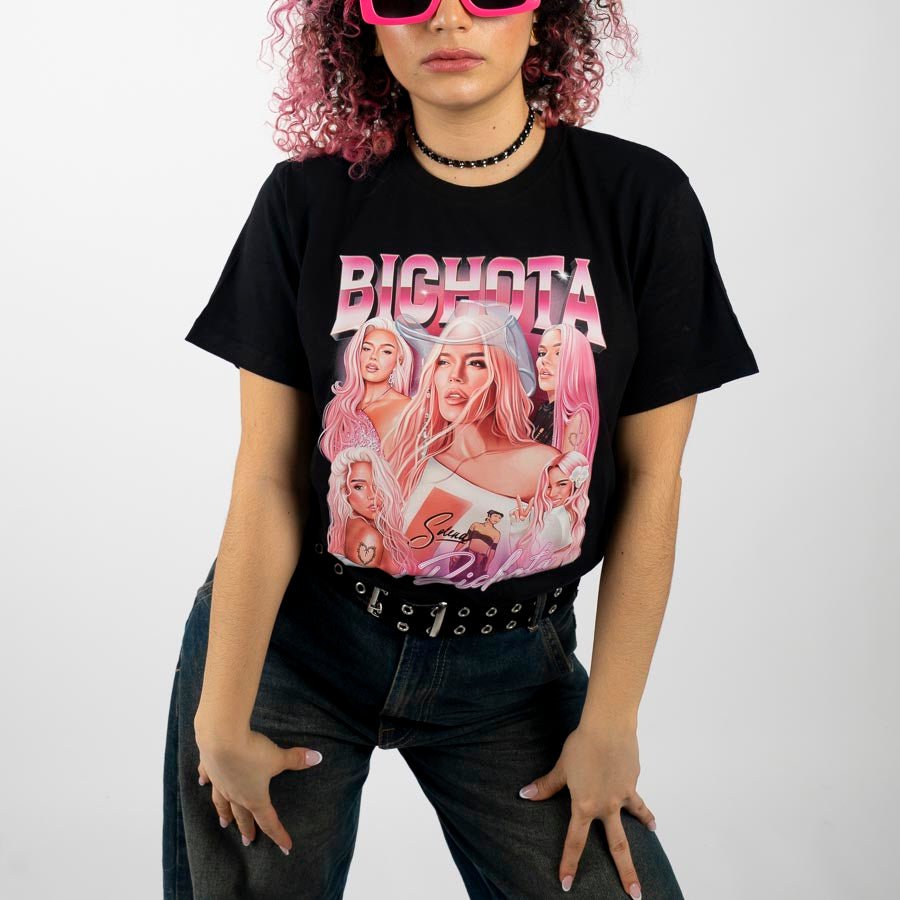 Camiseta Ajustada Bichota G - Reguecool