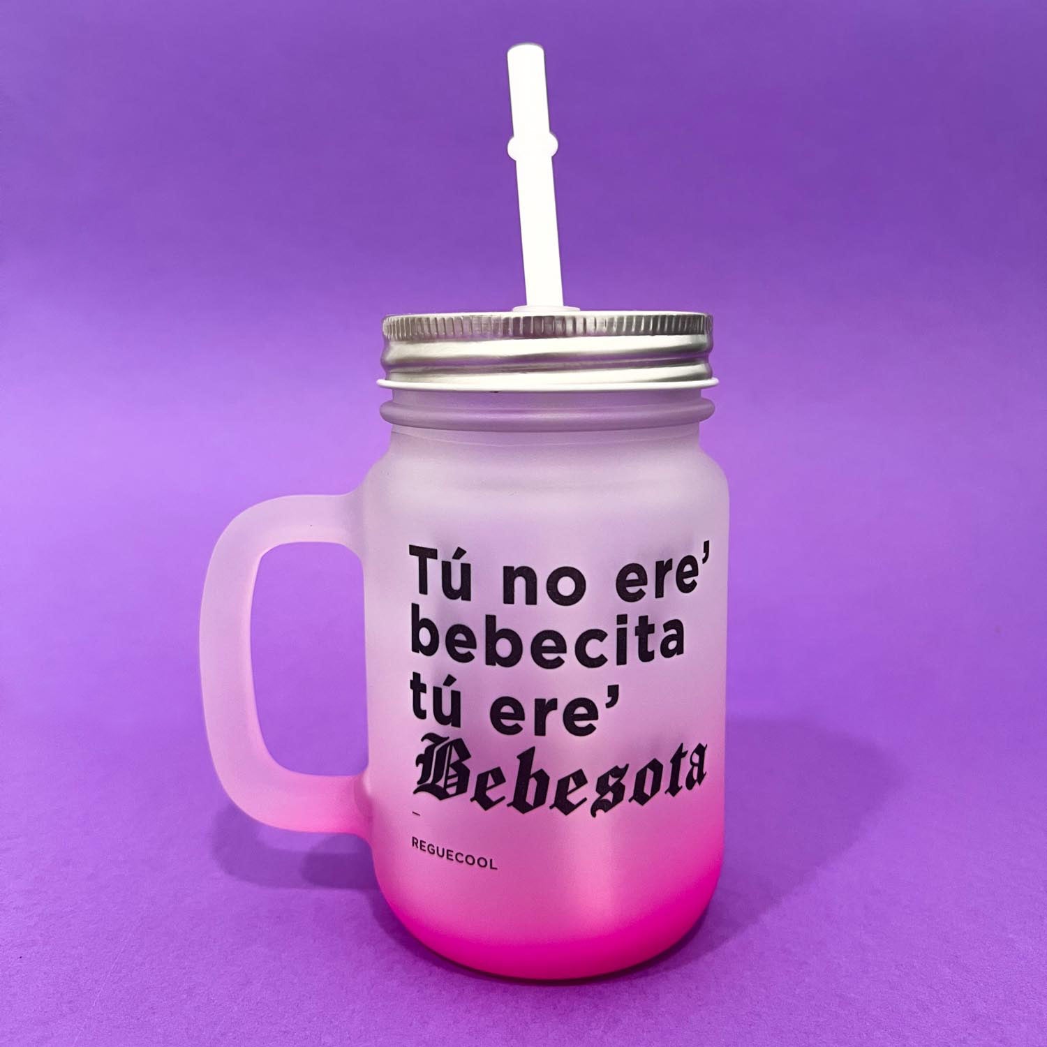 Jarra Rosa | Elige tu frase - Reguecool