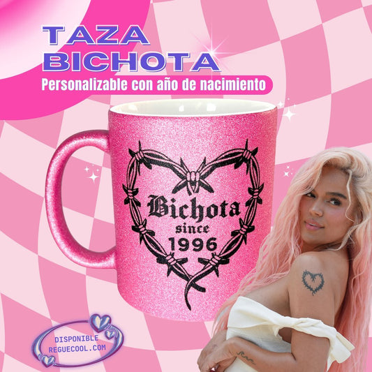 Taza Bichota Since ____ | Elige diseño, taza de Reguetón y escribe el año - Reguecool